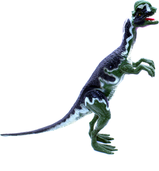 Jurassic Park Dilophosaurus Figur (Kenner 1993) | hoppla-stuff.de